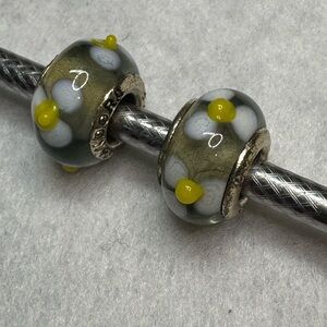 5/$20 single Glass Charm Bead